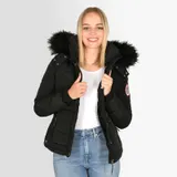 Navahoo warme Damen Winter Jacke Parka Mantel Stepp Kurzjacke gefüttert NEU B301 – Bild 2