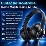 Bluetooth Kopfhörer Over Ear Kabellos Bass Ohrhörer HiFi Stereo Headset Wireless – Bild 6