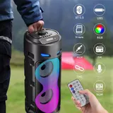2000W Bluetooth Lautsprecher LED Subwoofer Boombox Musikbox Party mit Mikrofon – Bild 2