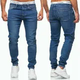 Herren Jeans Hose Basic Stretch Jeanshose Regular Skinny  Slim NEU AMICA 2 – Bild 4