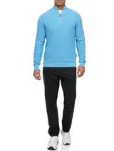 Indicode Herren Strickpullover INBull-Herrenpullover Strick Pulli Reißverschluss – Bild 6