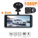 HD 1080P Dashcam Auto Vorne Hinten und Innen Autokamera Videorecorder G-Sensor – Bild 1