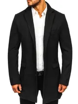 Wintermantel Mantel Winterjacke Sakko Stehkragen Men Mix Herren BOLF 4D4 Classic – Bild 1