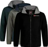 Geographical Norway Herren Herbst Winter  Übergangs warme Fleece Jacke Polar – Bild 5