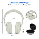 MEDION LIFE HX1 Plus Over Ear Kopfhörer Bluetooth ANC Wireless monochrome – Bild 7