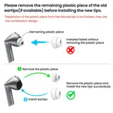Ersatz Silikon Ohrstöpsel für Samsung Buds3 Pro 2024 in Small Medium Large – Bild 5