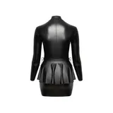 Minikleid XL-3XL Stretch matter Wetlook Partykleid Sexy Dessous Erotik "Harriet" – Bild 10