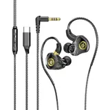 Kabelgebundene In-Ear Kopfhörer mit Mikrofon für iPhone für Samsung Gaming Mu – Bild 2