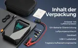 99800mAh Auto KFZ Starthilfe Jump Starter 12V Ladegerät Booster Power Bank PKW – Bild 16