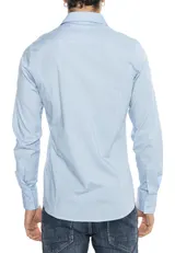 Hemd Herren Slim Fit Business Freizeit Hochzeit Shirt Bügelleicht Hemden Langarm – Bild 5