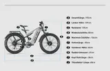 Gebraucht 2000W E-Mountainbike Elektrofahrrad Dual Motor E-bike 48V25Ah Ölbremse – Bild 7