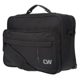 Herren Groß Umhängetasche Schultertasche Arbeitstasche Tasche Schwarz Nylon XXL – Bild 3