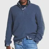 Herren Strickpullover Warm Pullover Sweater Half Zip-Herrenpullover Stehkragen – Bild 9