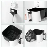 Heißluftfritteuse 4L Keine Fritteusen Airfryer Friteuse Fritteuse Weiß 1500W – Bild 7