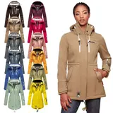 Marikoo Damen Softshell Jacke Frühling wasserabweisend Outdoor lang NEU B614 – Bild 7