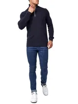 Indicode Herren Strickpullover Mayer-Grobstrick Pullover Pulli Reißverschluss – Bild 4