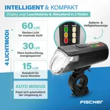 Fahrradbeleuchtung FISCHER LED Beleuchtungs-Set 60 Lux mit 360° Bodenbeleuchtung – Bild 3