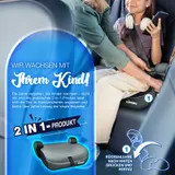 Autokindersitz Autositz Kinderautositz mit Extrapolster 9-36kg Gruppe 1+2+3 Schw – Bild 8