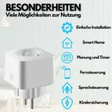 Echos Smart WLAN Steckdosen Set App-gesteuert WiFi Smart Home Steckdose 16 A – Bild 3