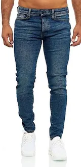 Herren Jeans Hose Basic Stretch Jeanshose Regular Skinny  Slim NEU AMICA 2 – Bild 3
