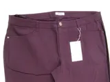 Sheego Jeggings Damen Bengalin Hose Stretchhose dunkel Lila Stretch Übergröße – Bild 2