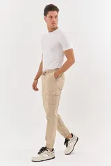 COMEOR Cargohose Herren Stretch Relaxed Fit – Chino Hose Baumwolle Männer Cargo – Bild 4