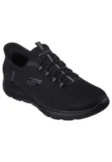 Skechers Sport Herren SUMMITS HIGH RANGE Sneakers Slip ins Vegan 232457 schwarz – Bild 1