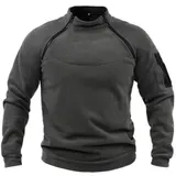 Herren Outdoor Taktisch Jacke Winddichter Pullover Fleecejacke Warm Mantel Top – Bild 3