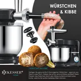 KESSER® Küchenmaschine 3in1 mit Fleischwolf Teigmaschine Knetmaschine Entsafter – Bild 6