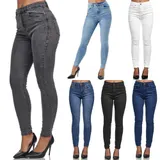Tazzio Jeans Damen High Waist Skinny Fit Jeanshose Stretch Denim Hose – Bild 7