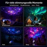 5D Galaxy Projektor 12/24in 1 USB Sternenhimmel Nachtlicht mit 24 Filmen 360° DE – Bild 3