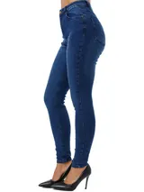 Tazzio Jeans Damen High Waist Skinny Fit Jeanshose Stretch Denim Hose – Bild 4
