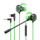 Komfortables In Ear Gaming Headset für typ C 3,5 mm Dual Mikrofon mit – Bild 1