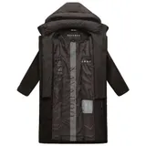 Navahoo Teddyzauber Damen Winter Mantel Jacke lang kuschelig Fleece warm N041 – Bild 11