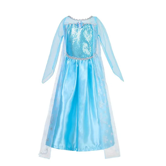 Karneval Kinder Eiskönigin Prinzessin Elsa Cosplay Kleid Party Mädchen Kostüme