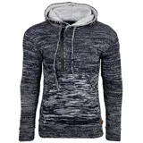 Baxboy Top Herren Winter Kapuzenpullover Pulli Sweatshirt Jacke RN-13277 Neu – Bild 3