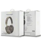 Guess Bluetooth 5.3 Wireless Headset On-Ear G-CUBE Metallic Script Logo brown – Bild 2