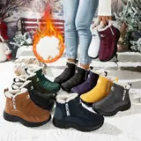Damen Schneeschuhe Wasserdicht Winter Warm Stiefel Stiefeletten Flache Boots – Bild 6