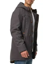 Indicode Herren Winterjacke Barge-Herrenjacke Parka Wintermantel Kapuze Männer – Bild 3