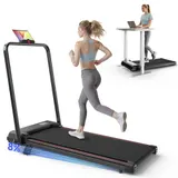 Laufband elektrisch Walking Pad LCD mit 8% Steigung für Zuhause Untertisch 130KG – Bild 12
