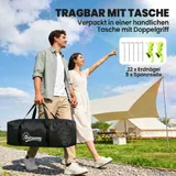 Tunnelzelt für 4 Personen Campingzelt mit 2 Räumen UV-Schutz Refurbished – Bild 8