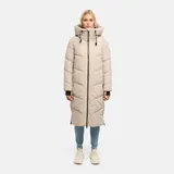 Marikoo Damen Winter Steppjacke Stepp Jacke lang warm Mantel Parker B979 NEU – Bild 1