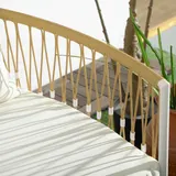 3er Set Rattan Gartenmöbel-Set, Gartengarnitur mit 2 Gartenstühle Refurbished – Bild 8