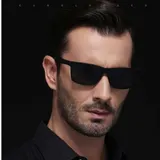 Aluminium Herren HD Sonnenbrille Polarisiert Sport Carbon UV400 Verspiegelt Matt – Bild 7