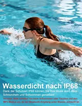 Kimhost Knochenschall Kopfhörer Bluetooth 32GB MP3 Wasserdicht Schwimmkopfhörer – Bild 3