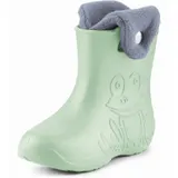LADEHEID Gummistiefel Kinder Gefütterte Jungen Mädchen Thermo Regenschuhe 22-35 – Bild 1