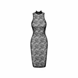 Spitzenkleid Damen Bodycon Blütenspitze Schwarz Rückenfrei sexy Abendkleid "Eden – Bild 7