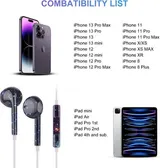 Kompatible iPhone Kopfhörer mit Lightning Connector, Noise Cancelling Headset – Bild 6