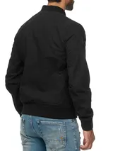 Redbridge Herren Jacke Übergangsjacke Bomberjacke Collegejacke Basic Schwarz Neu – Bild 7