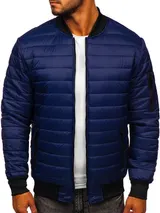 Sportjacke Übergangsjacke Sweatjacke Steppjacke Jacke Herren BOLF Bomberjacke – Bild 1